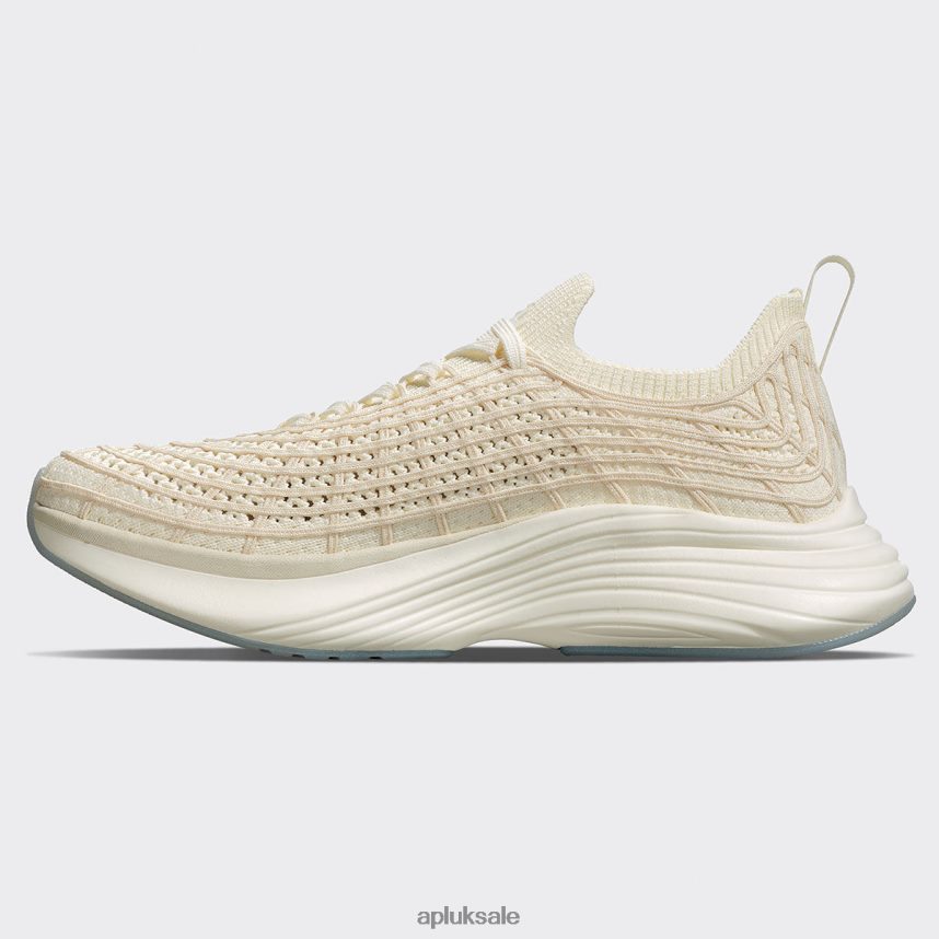 APL TechLoom Zipline 63 - VH8XNZ4 APL Shoes UK Pristine/White Women Running