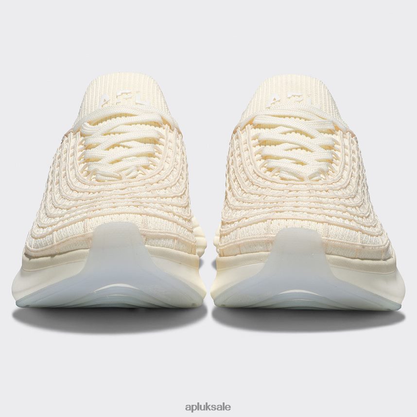 APL TechLoom Zipline 63 - VH8XNZ4 APL Shoes UK Pristine/White Women Running