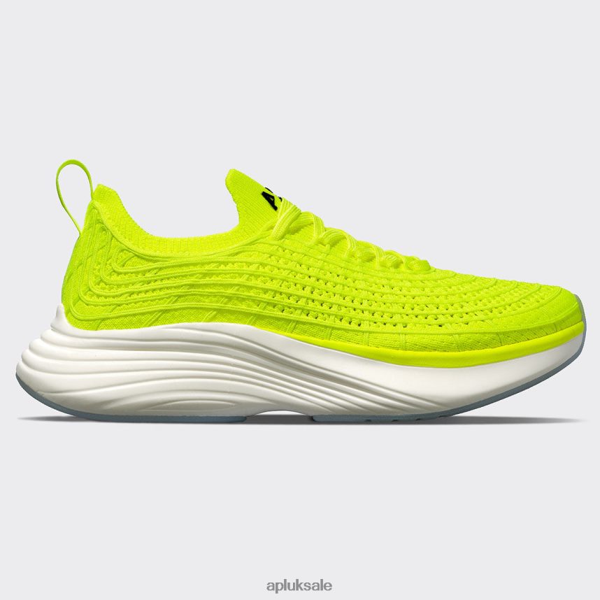 APL TechLoom Zipline 63 - VH8XNZ6 APL Shoes UK Energy/Black/White Women Running