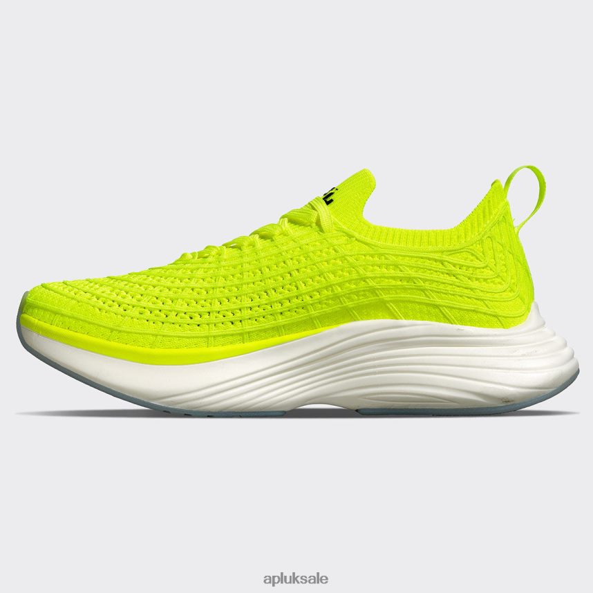 APL TechLoom Zipline 63 - VH8XNZ6 APL Shoes UK Energy/Black/White Women Running