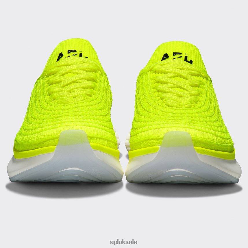 APL TechLoom Zipline 63 - VH8XNZ6 APL Shoes UK Energy/Black/White Women Running