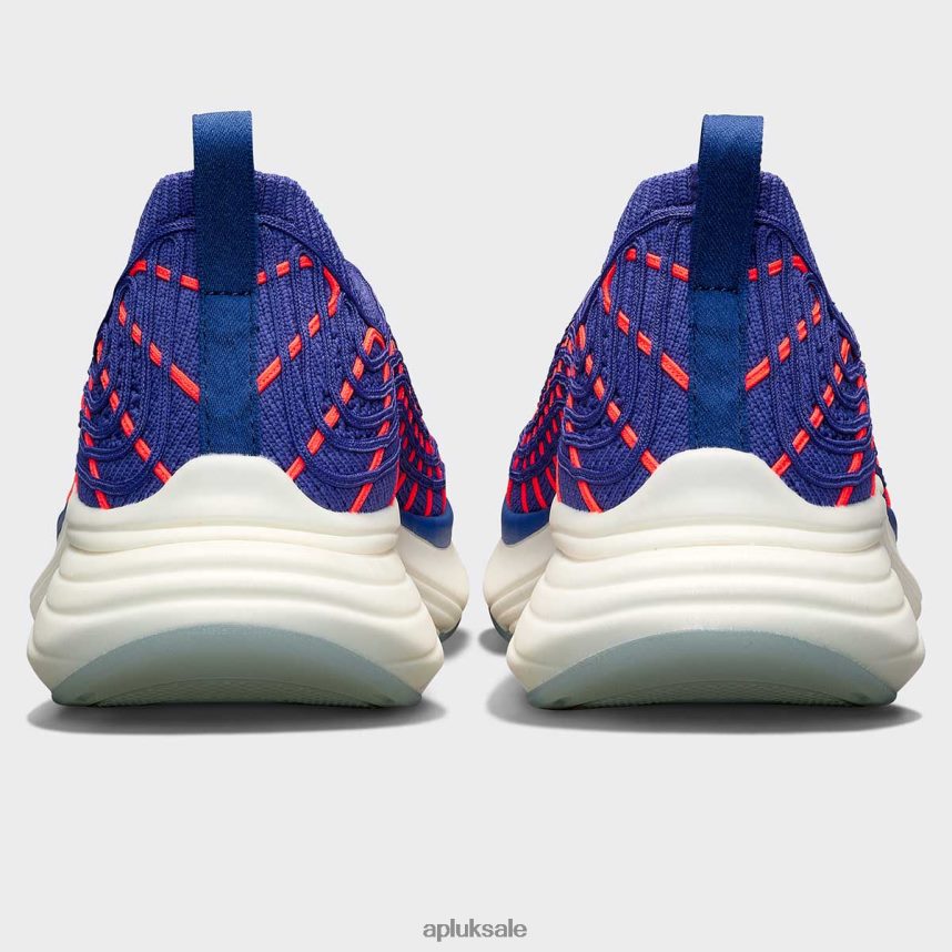 APL TechLoom Zipline 64 - VH8XNZ106 APL Shoes UK Blue Haze/Impulse Red Women Running