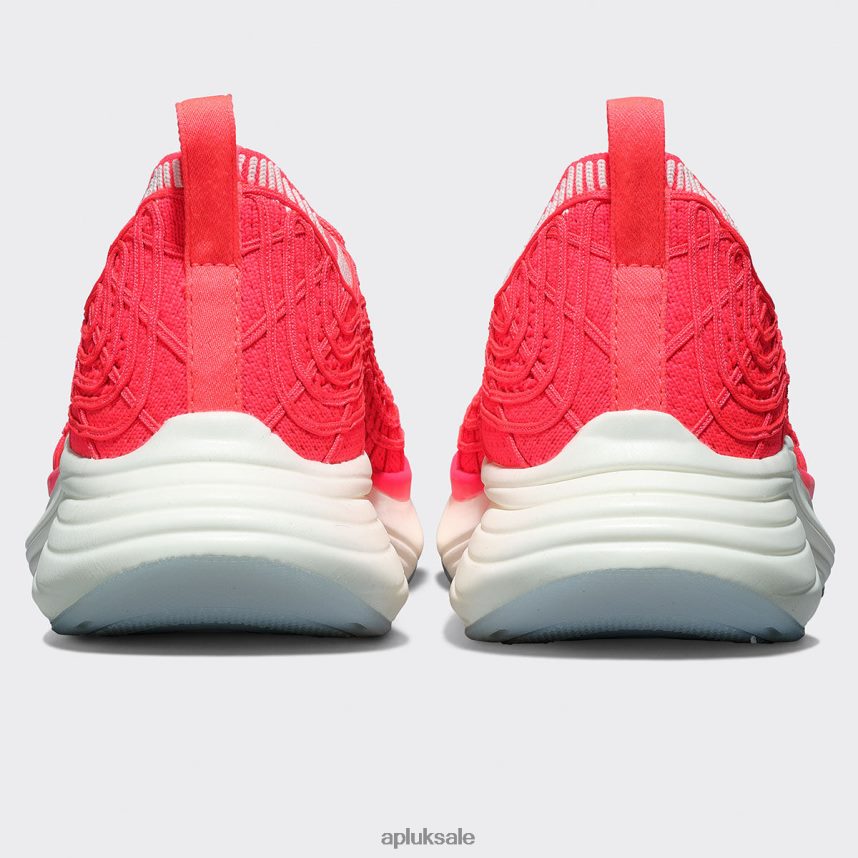 APL TechLoom Zipline 64 - VH8XNZ34 APL Shoes UK Magenta/Ivory/Ribbed Women Running