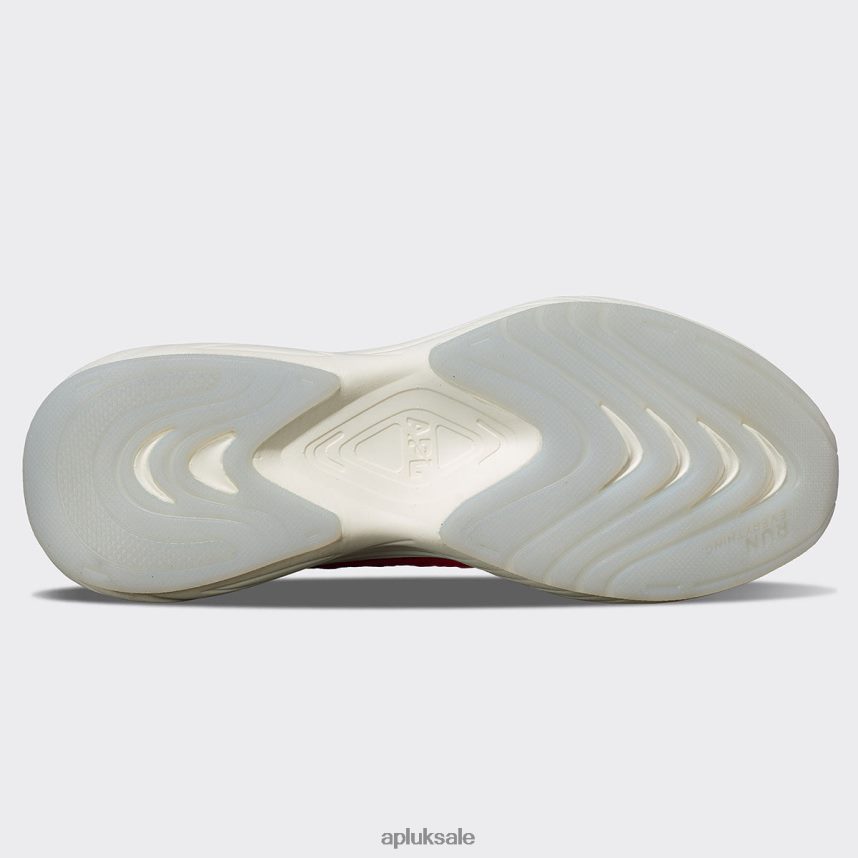 APL TechLoom Zipline 64 - VH8XNZ34 APL Shoes UK Magenta/Ivory/Ribbed Women Running