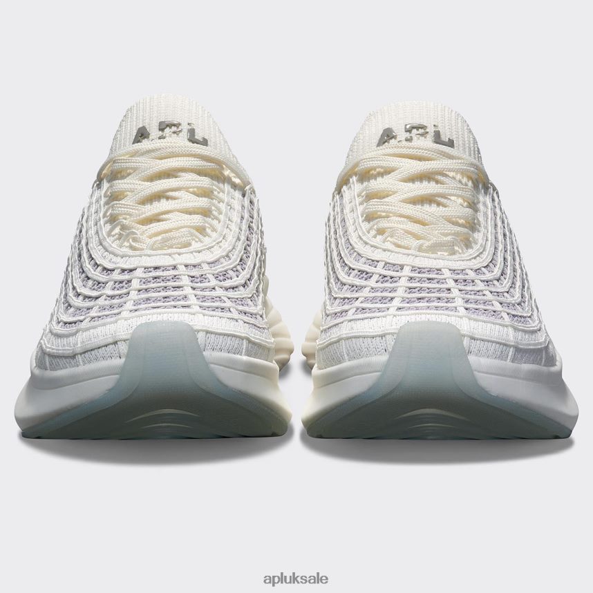 APL TechLoom Zipline 64 - VH8XNZ49 APL Shoes UK Ivory/Medium Grey Women Running