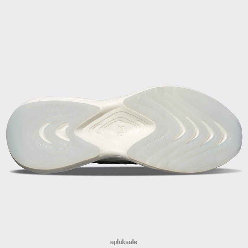 APL TechLoom Zipline 64 - VH8XNZ49 APL Shoes UK Ivory/Medium Grey Women Running