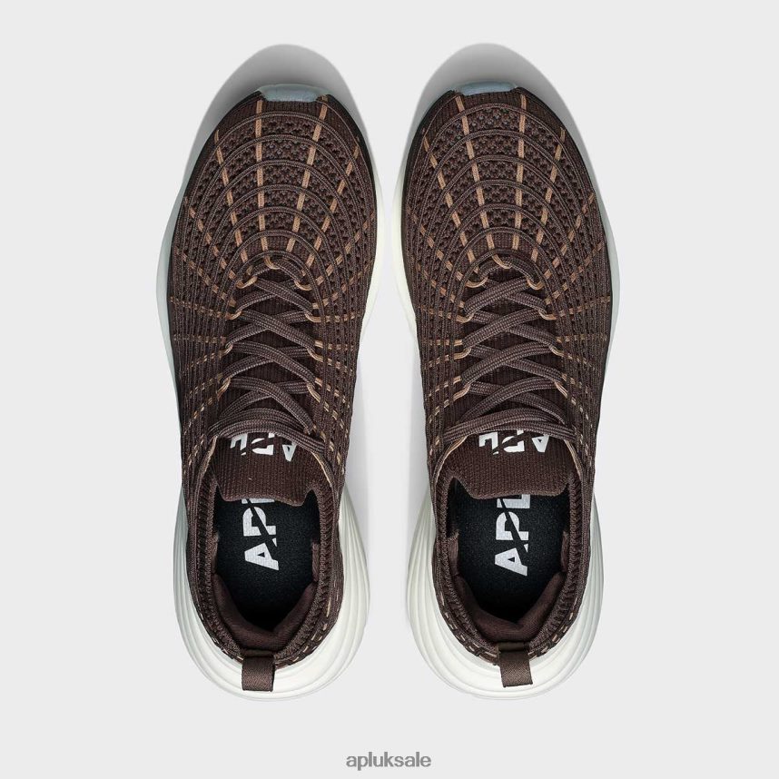 APL TechLoom Zipline 64 - VH8XNZ78 APL Shoes UK Chocolate/Caramel Women Running