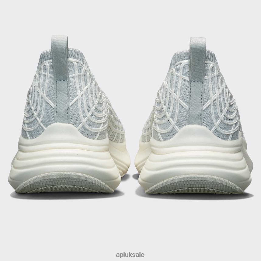 APL TechLoom Zipline 64 - VH8XNZ97 APL Shoes UK Steel Grey/Ivory Women Running