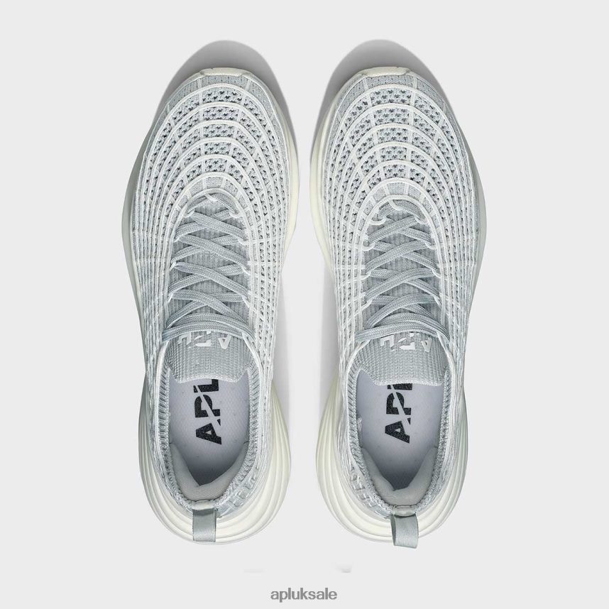 APL TechLoom Zipline 64 - VH8XNZ97 APL Shoes UK Steel Grey/Ivory Women Running