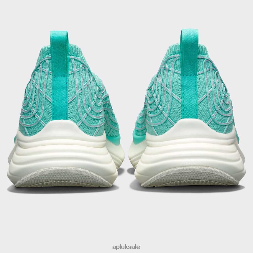 APL TechLoom Zipline 64 - VH8XNZ99 APL Shoes UK Mint/Fusion Pink Women Running