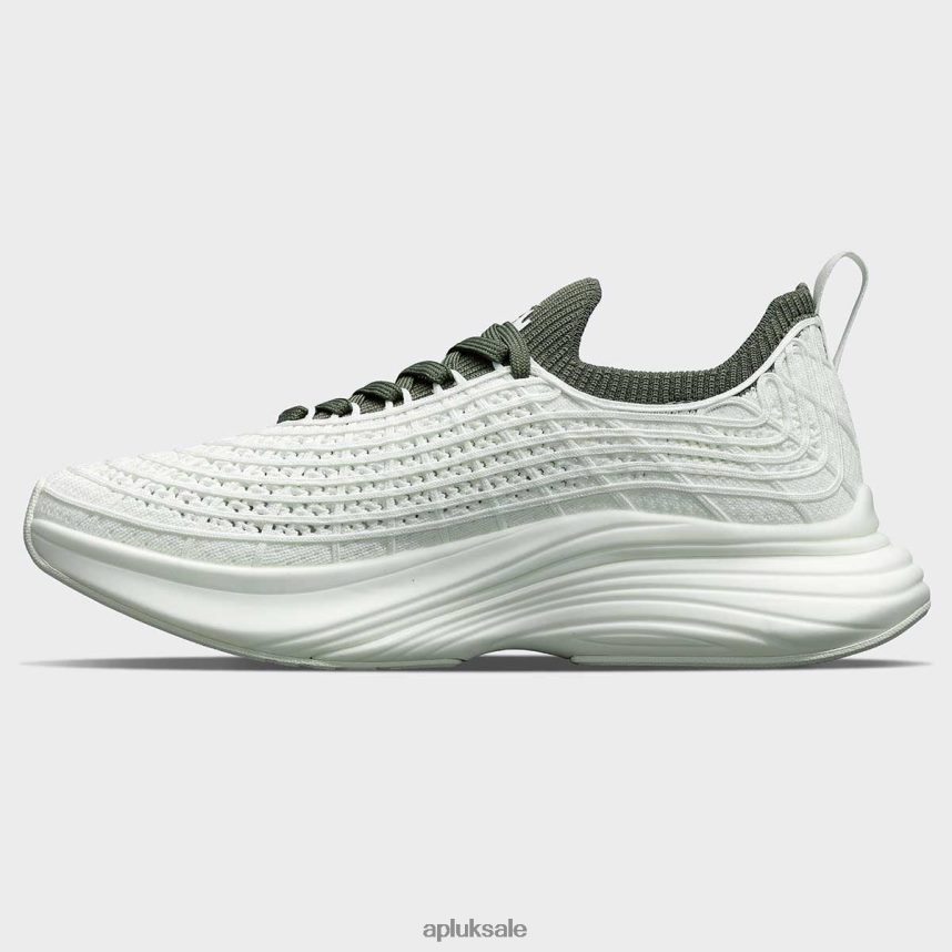 APL TechLoom Zipline 65 - VH8XNZ115 APL Shoes UK Ivory/Fatigue Women Running