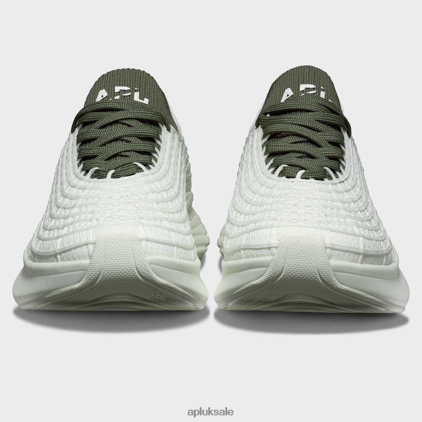 APL TechLoom Zipline 65 - VH8XNZ115 APL Shoes UK Ivory/Fatigue Women Running