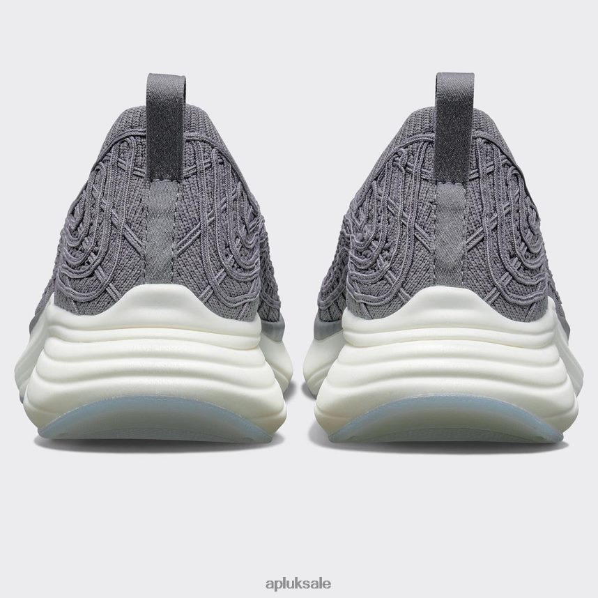 APL TechLoom Zipline 65 - VH8XNZ165 APL Shoes UK Smoke/White Women Running