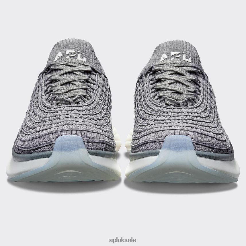 APL TechLoom Zipline 65 - VH8XNZ165 APL Shoes UK Smoke/White Women Running