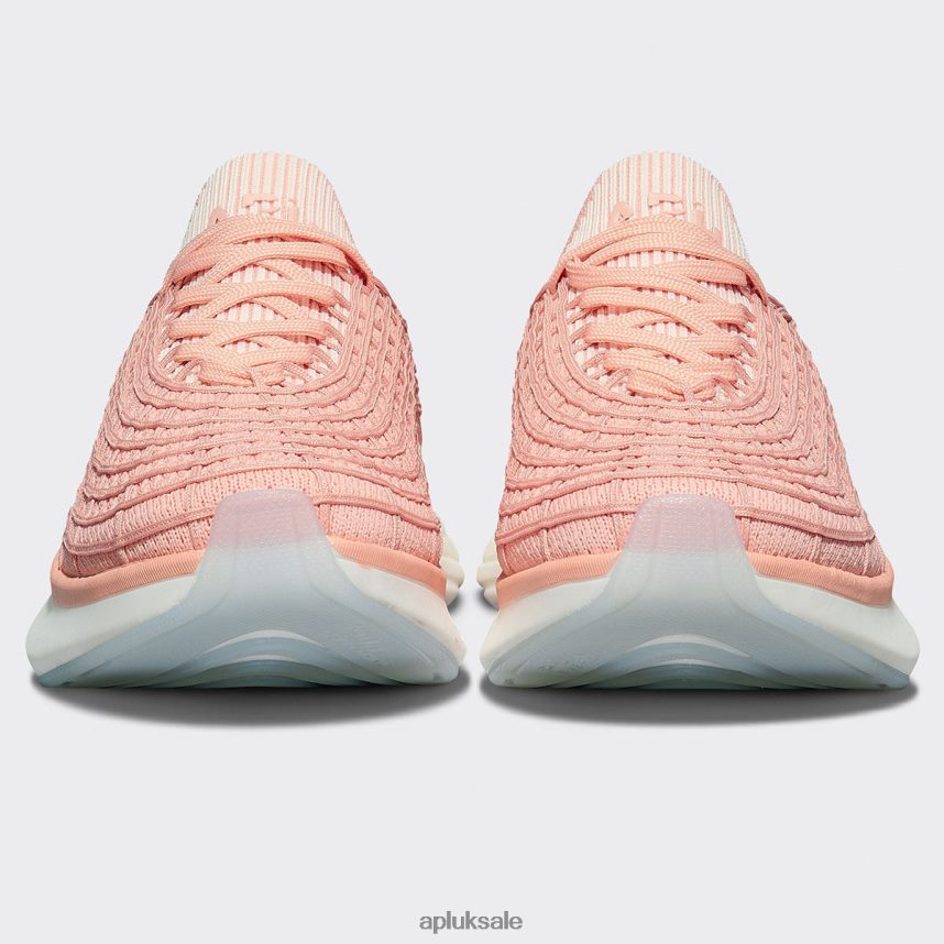 APL TechLoom Zipline 65 - VH8XNZ204 APL Shoes UK Blush/Pristine/Ribbed Women Running
