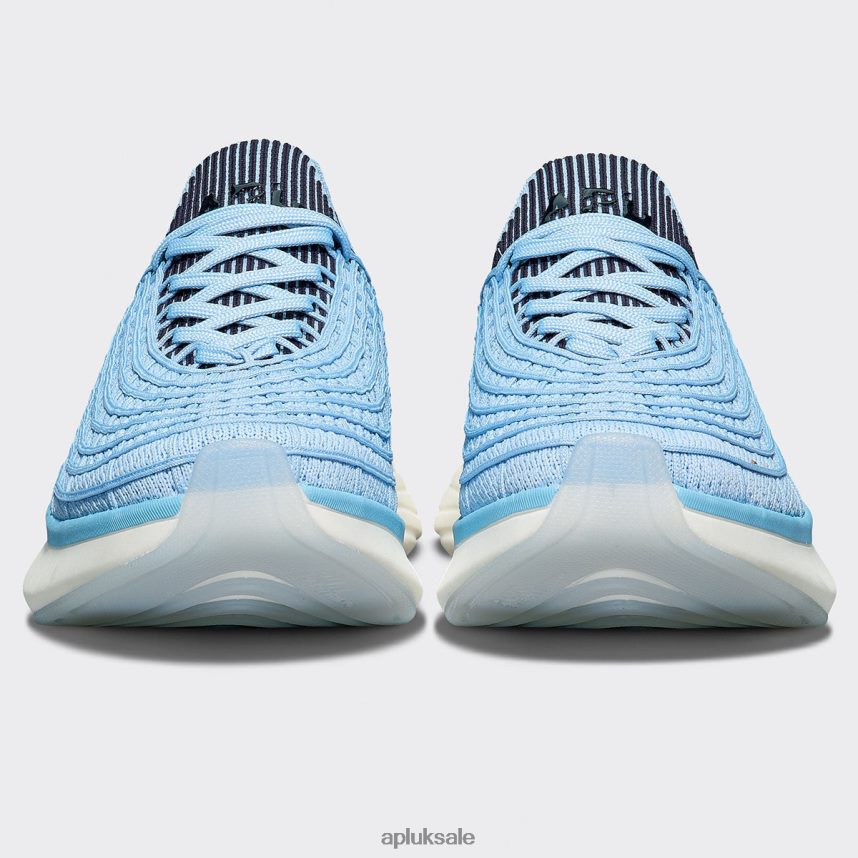APL TechLoom Zipline 65 - VH8XNZ210 APL Shoes UK Ice Blue/Midnight/Ribbed Women Running