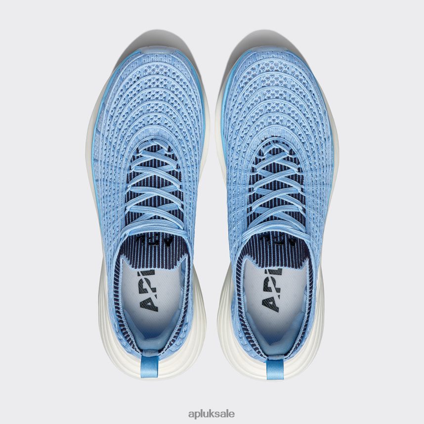 APL TechLoom Zipline 65 - VH8XNZ210 APL Shoes UK Ice Blue/Midnight/Ribbed Women Running
