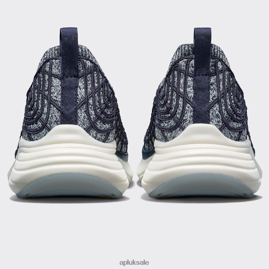 APL TechLoom Zipline 65 - VH8XNZ212 APL Shoes UK Pristine/Midnight/Melange Women Running