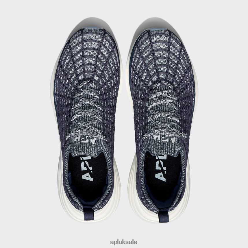 APL TechLoom Zipline 65 - VH8XNZ212 APL Shoes UK Pristine/Midnight/Melange Women Running