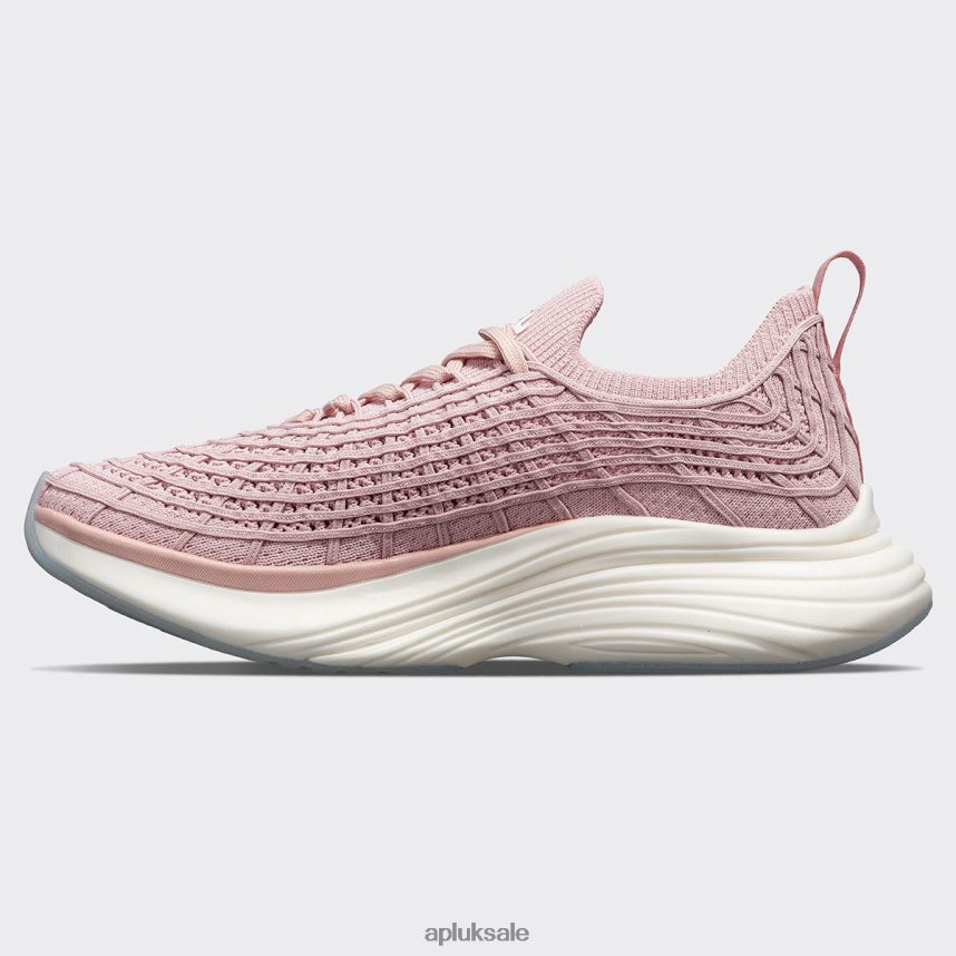 APL TechLoom Zipline 65 - VH8XNZ240 APL Shoes UK Rose Dust/White Women Running