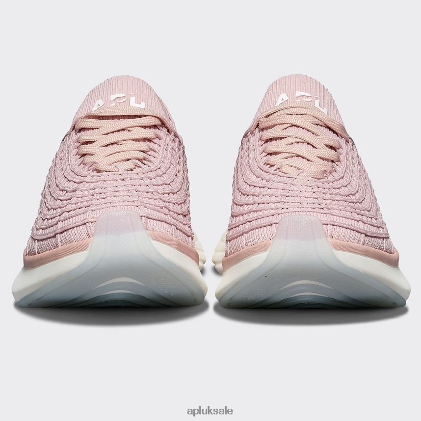 APL TechLoom Zipline 65 - VH8XNZ240 APL Shoes UK Rose Dust/White Women Running