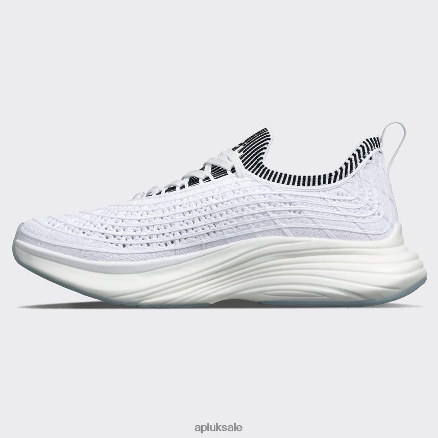 APL TechLoom Zipline 66 - VH8XNZ334 APL Shoes UK White/Black Women Running