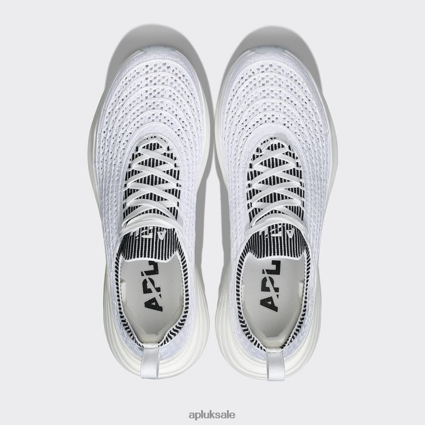 APL TechLoom Zipline 66 - VH8XNZ334 APL Shoes UK White/Black Women Running