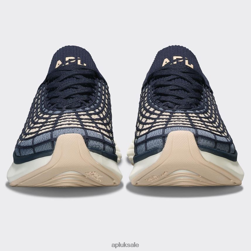 APL TechLoom Zipline 66 - VH8XNZ346 APL Shoes UK Navy/Slate/Warm Silk Women Running