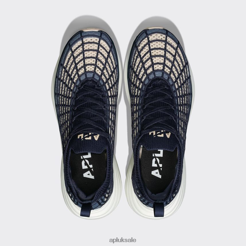 APL TechLoom Zipline 66 - VH8XNZ346 APL Shoes UK Navy/Slate/Warm Silk Women Running