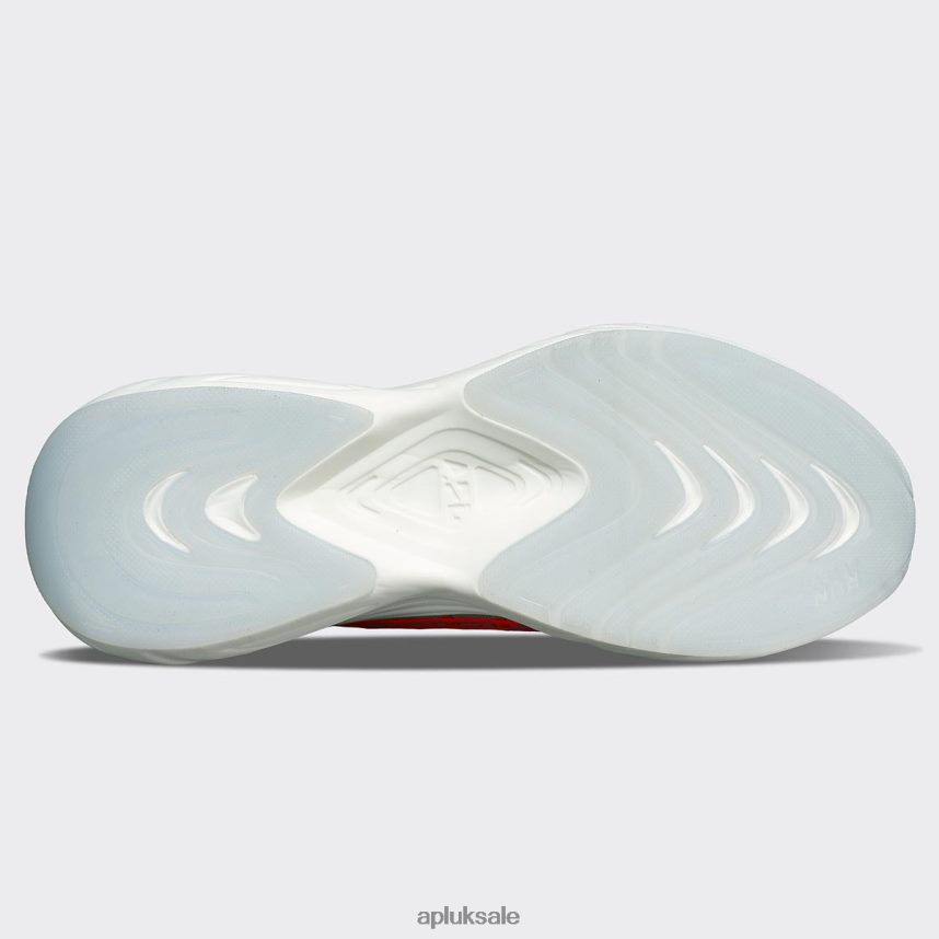 APL TechLoom Zipline 66 - VH8XNZ348 APL Shoes UK Clay/Laser Red/Marigold Women Running