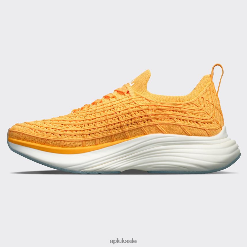 APL TechLoom Zipline 66 - VH8XNZ349 APL Shoes UK Marigold/White Women Running