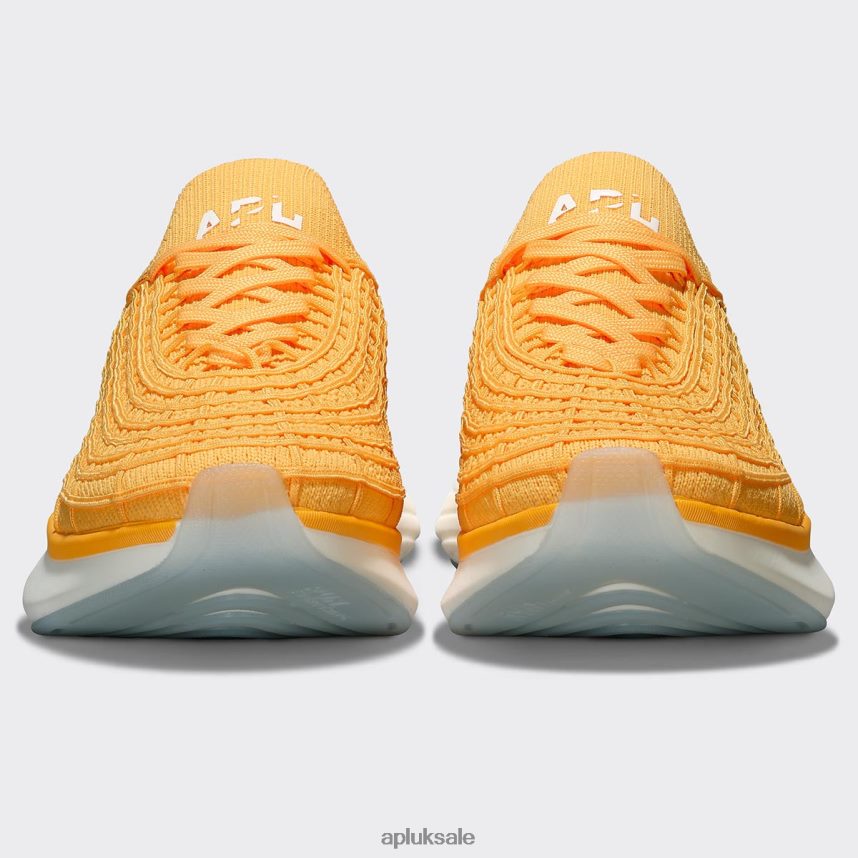 APL TechLoom Zipline 66 - VH8XNZ349 APL Shoes UK Marigold/White Women Running