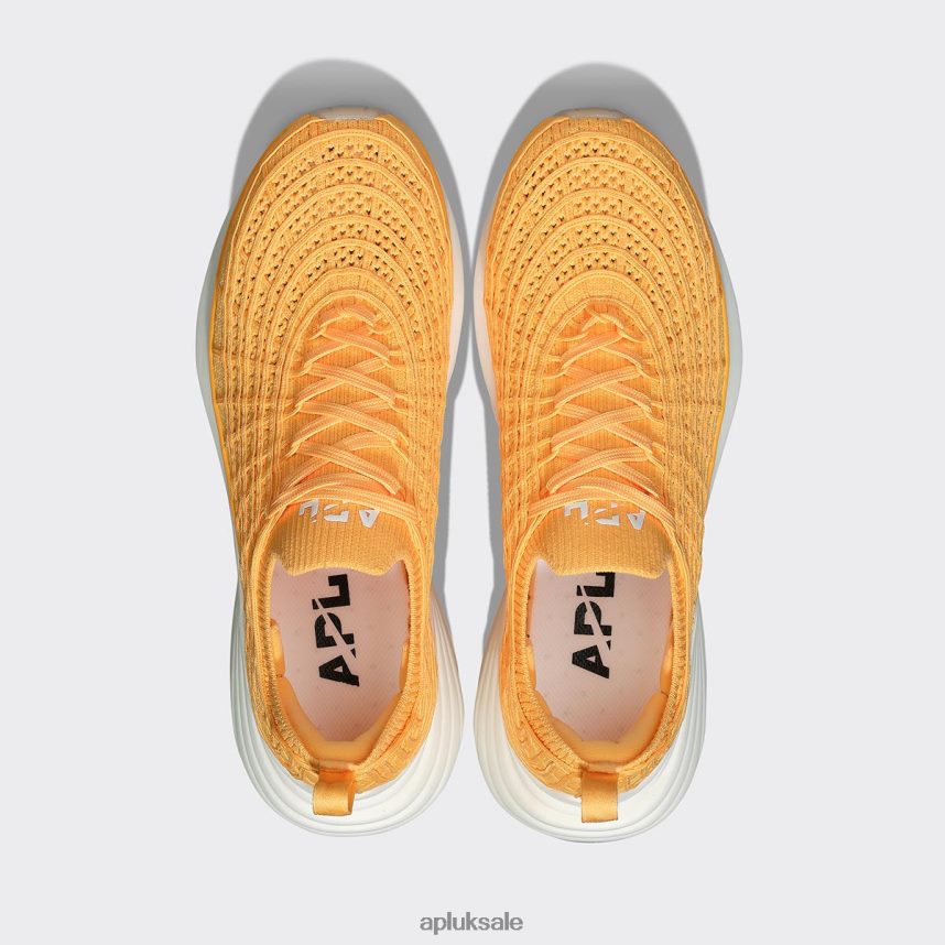 APL TechLoom Zipline 66 - VH8XNZ349 APL Shoes UK Marigold/White Women Running