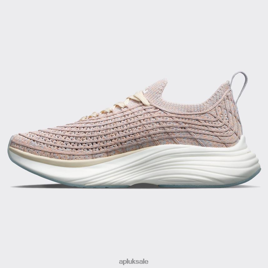 APL TechLoom Zipline 66 - VH8XNZ352 APL Shoes UK Pastel Melange/White Women Running