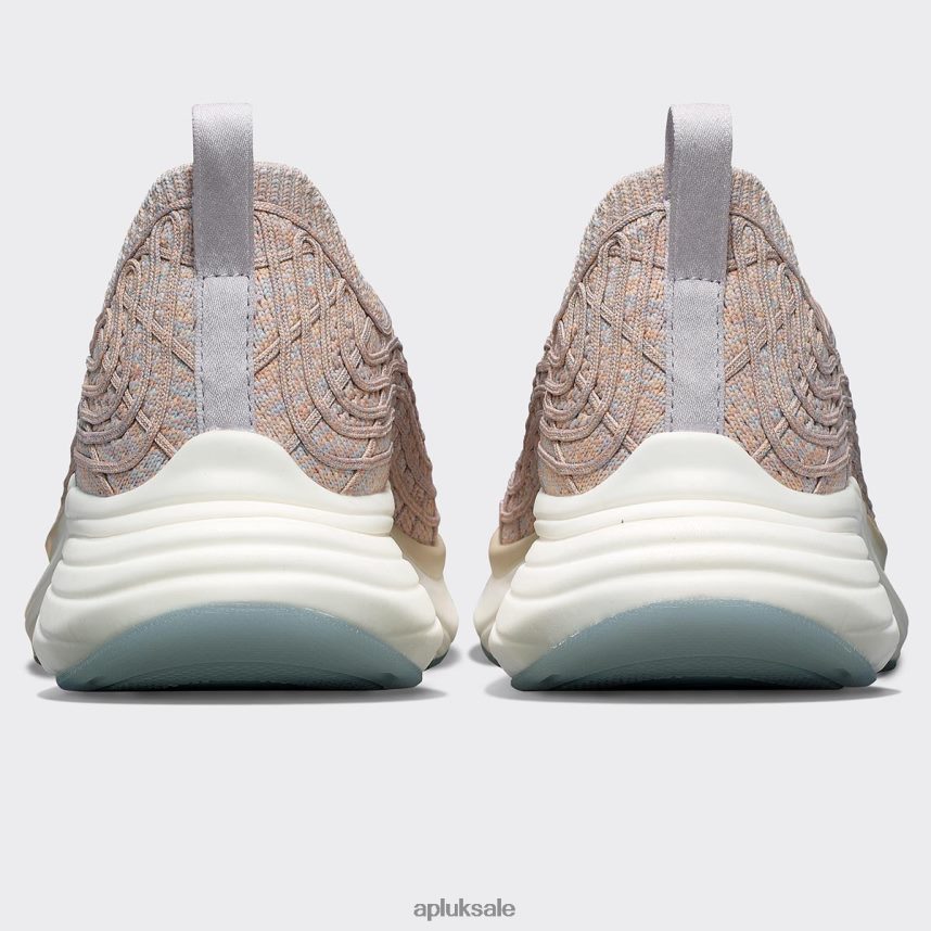 APL TechLoom Zipline 66 - VH8XNZ352 APL Shoes UK Pastel Melange/White Women Running