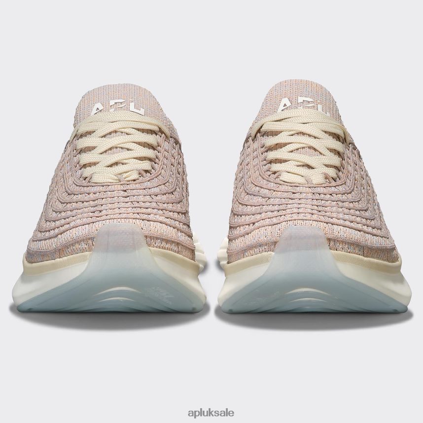 APL TechLoom Zipline 66 - VH8XNZ352 APL Shoes UK Pastel Melange/White Women Running
