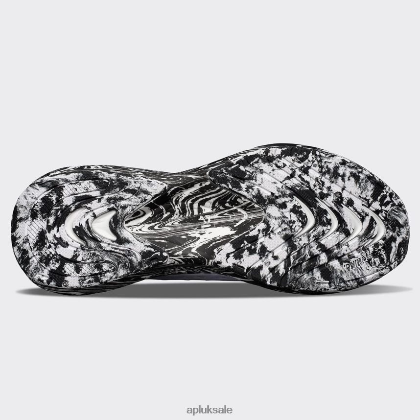 APL TechLoom Zipline 66 - VH8XNZ354 APL Shoes UK White/Black/Marble Women Running