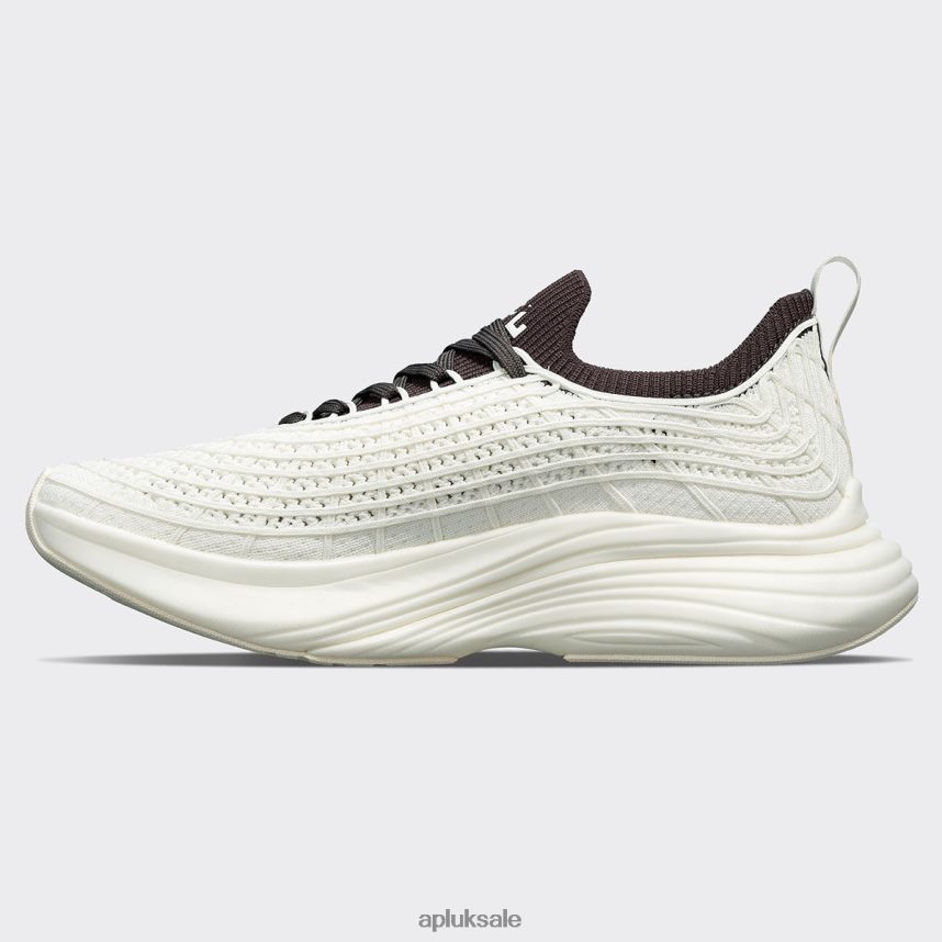 APL TechLoom Zipline 67 - VH8XNZ375 APL Shoes UK Ivory/Anthracite Women Running