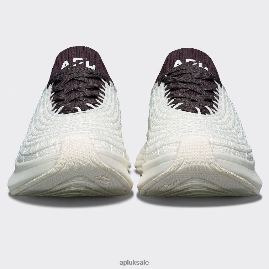 APL TechLoom Zipline 67 - VH8XNZ375 APL Shoes UK Ivory/Anthracite Women Running