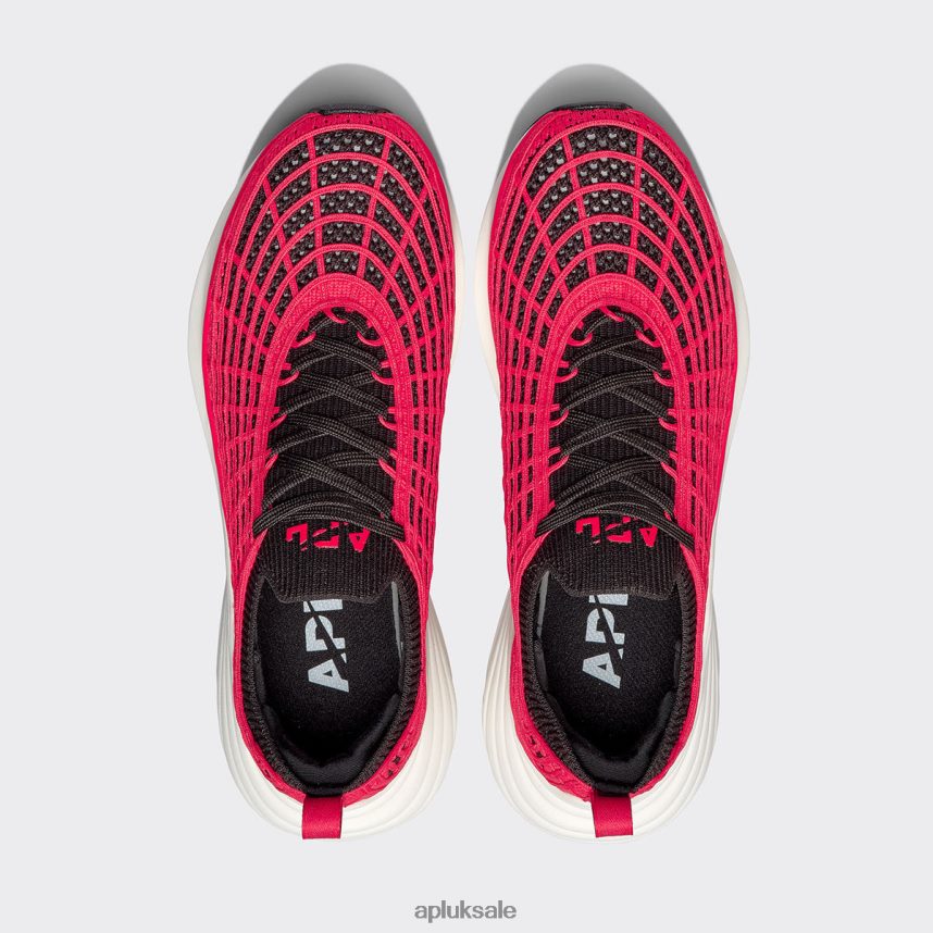 APL TechLoom Zipline 67 - VH8XNZ390 APL Shoes UK Red/Black/White Women Running