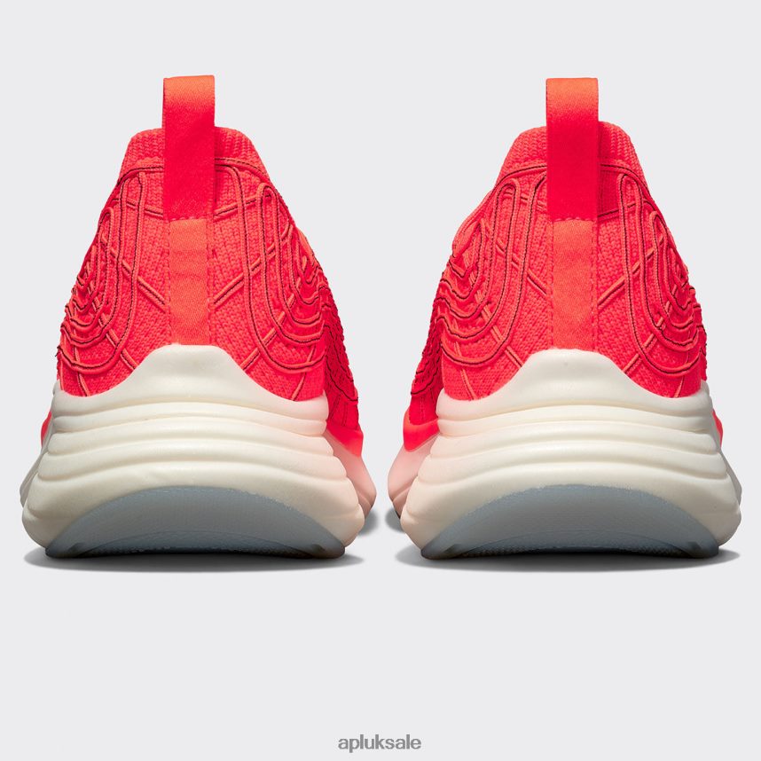 APL TechLoom Zipline 67 - VH8XNZ391 APL Shoes UK Impulse Red/Midnight/White Women Running