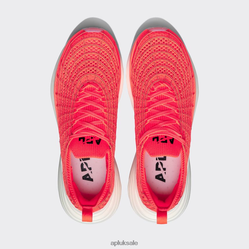 APL TechLoom Zipline 67 - VH8XNZ391 APL Shoes UK Impulse Red/Midnight/White Women Running