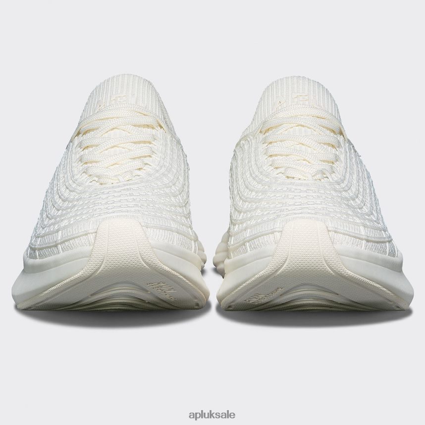 APL TechLoom Zipline 67 - VH8XNZ400 APL Shoes UK Ivory Women Running