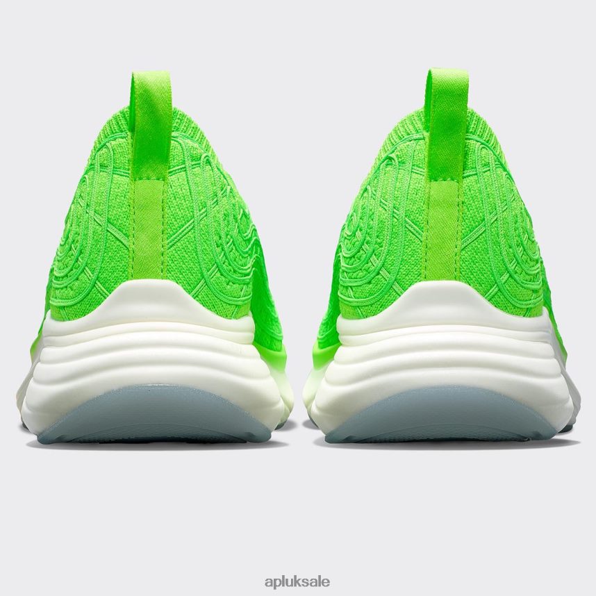 APL TechLoom Zipline 67 - VH8XNZ410 APL Shoes UK Green/Silver/White Women Running