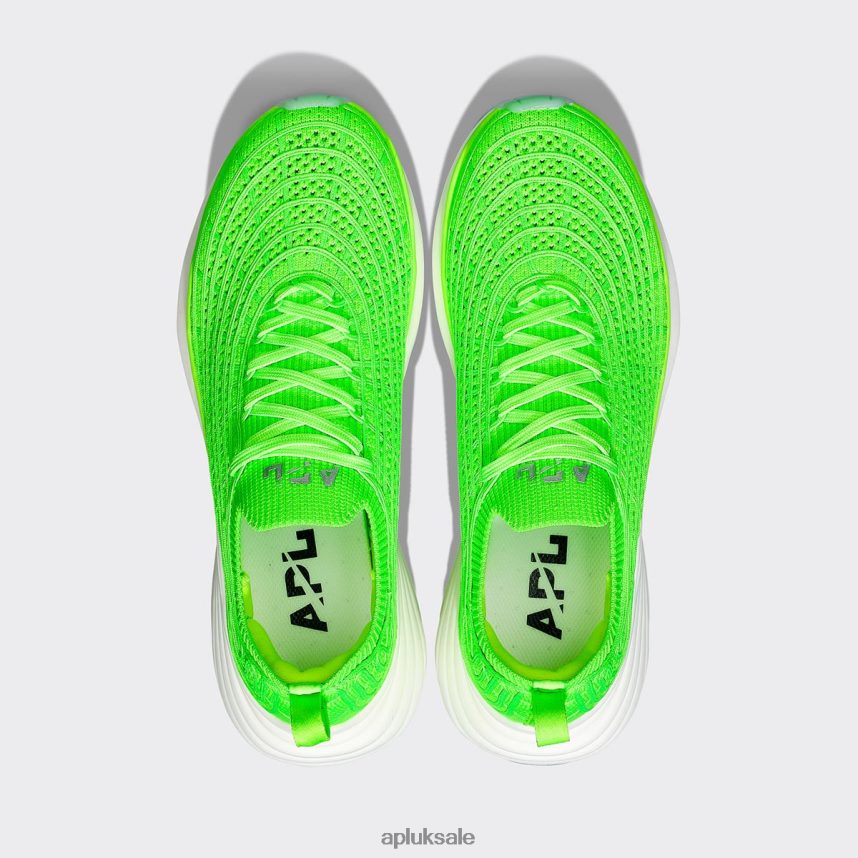 APL TechLoom Zipline 67 - VH8XNZ410 APL Shoes UK Green/Silver/White Women Running