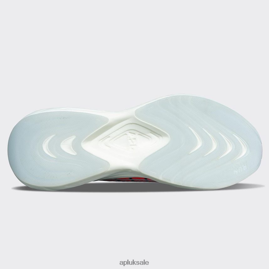 APL TechLoom Zipline 67 - VH8XNZ428 APL Shoes UK Laser Red/Black/White Women Running