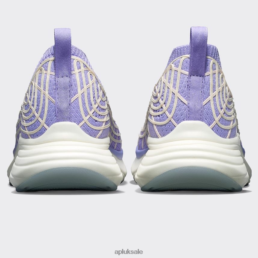 APL TechLoom Zipline 67 - VH8XNZ434 APL Shoes UK Bellflower/Pristine/Creme Women Running