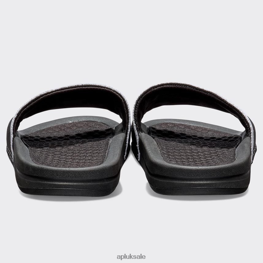 APL Big Logo TechLoom Slide 1 - VH8XNZ544 APL Shoes UK Black/White Women Slides