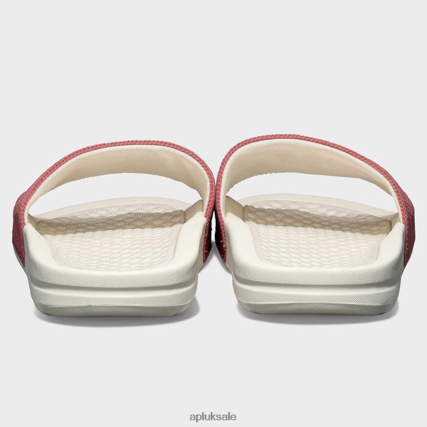 APL Big Logo TechLoom Slide 1 - VH8XNZ555 APL Shoes UK Ivory/Cedar Women Slides