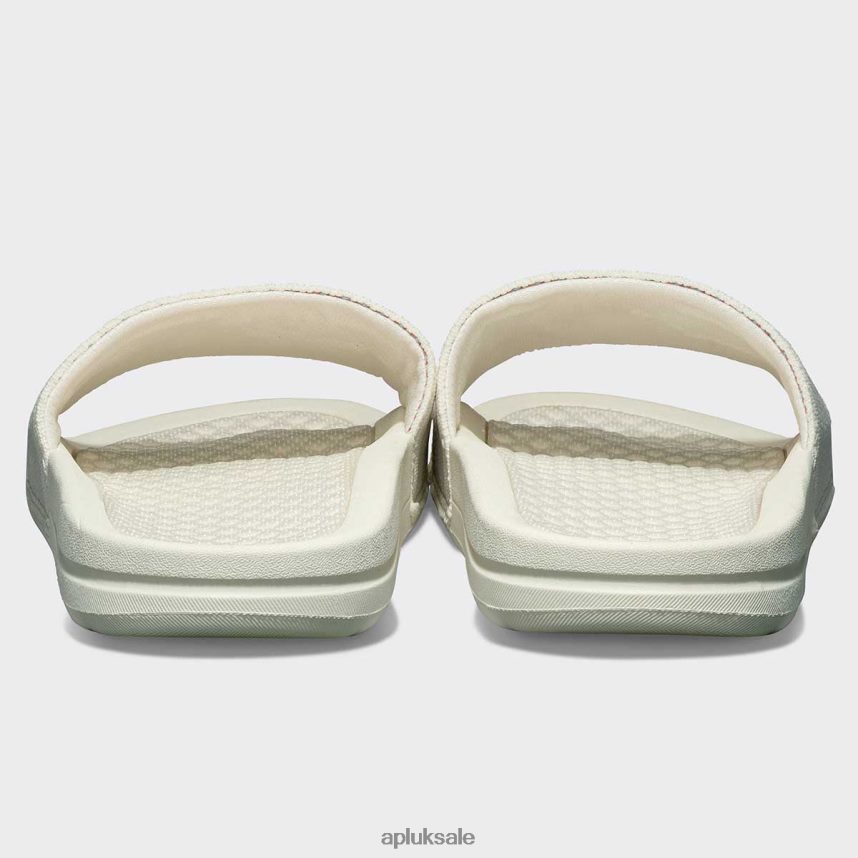 APL Big Logo TechLoom Slide 1 - VH8XNZ556 APL Shoes UK Ivory/Frozen Grey/Cedar Women Slides
